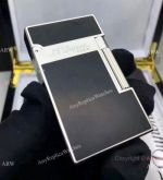 2018 Replica Dupont 16296 Lighter - Black & Silver